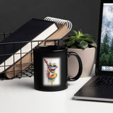 Harpist’s Harmonious Harmony Black Mug